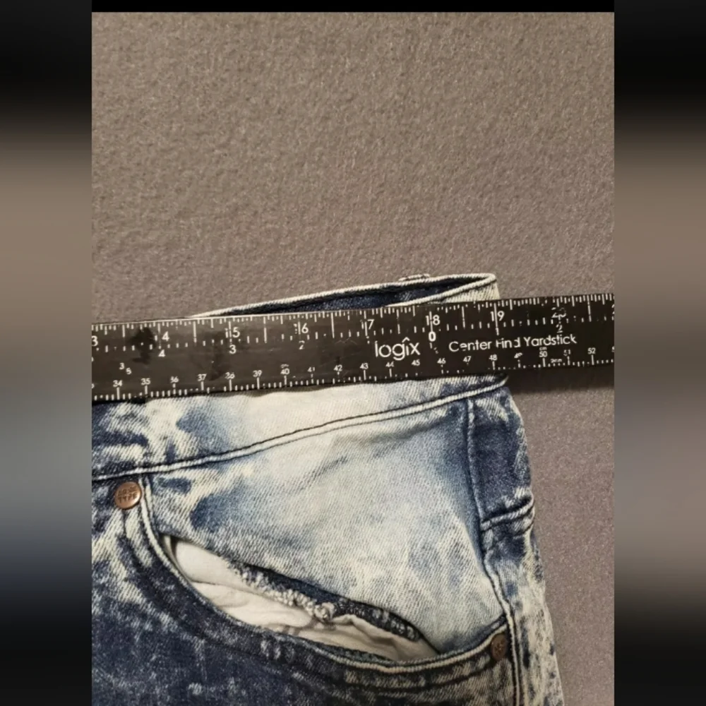Arketype Size 40x32 Blue Acid Wash